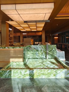 Dalle de marbre naturel pour les dessus de meubles d'extérieur, les bancs de jardin, les comptoirs de bar au bord de la piscine, les tables de patio, les éléments paysagers - Product Image 4