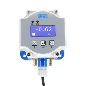 WNK Digital Display Analog RS485 Output Air Differential Pressure Transmitter Sensor