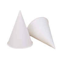 Tazas de cono de gofres, tazas de papel para postres, tazas de papel de cono de helado