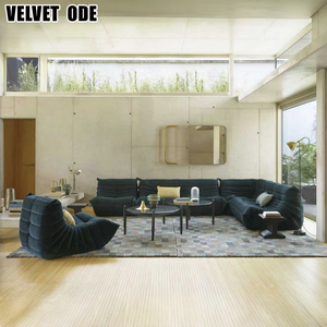 Canapé modulable compressible Caterpillar en tissu premium, nouvelle arrivée, design ergonomique pour salon - Product Image 3