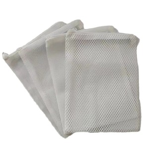 Bolsa de filtro de malla para medios filtrantes de acuario con cremallera, alta permeabilidad, fácil limpieza, material de nailon de varios tamaños - Product Image 5