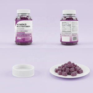 ויטמינים רב-תכליתיים לנשים בוגרות, ללא סוכר, תומכים במערכת החיסון, אנרגיה, מצב רוח, משפרים צפיפות העצם, שיער, עור וציפורניים, תוסף תזונה (OEM/ODM) - Product Image 4
