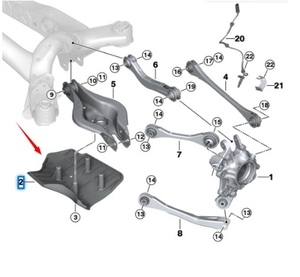 OEM 33306884686 Plateaux d'essieu arrière droit pour <span class=keywords><strong>BMW</strong></span> Série 3 G20 G28 - Product Image 3