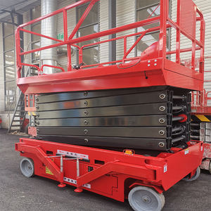 Otomatik Yürüyen Kaldırma Yüksekliği 6m 8m 10m 12m 14m Kendinden Tahrikli Mobil Elektrikli Makaslı Platform Adam Asansörü - Product Image 6