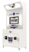 Cabina de Fotos Comercial Estilo Disco, Cabina de Selfies Interactiva con Impresora Rápida, Cámara DSLR, Cabina de Fotos para Promoción de Eventos