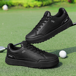 Chaussures de <span class=keywords><strong>golf</strong></span> décontractées style board, chaussures de <span class=keywords><strong>golf</strong></span> sans crampons unisexes en cuir imperméables - Product Image 5