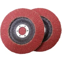 Disques à lamelles en céramique UWIN 967 178 mm (7 pouces) 5 mm Haute Dureté Grains 40/60/80 Abrasifs Revêtus à Support Fibreux pour Meuleuse d'Angle Métal