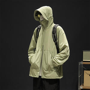 Ultra-sottile UPF50 + protezione UV giacca estiva da esterno per uomo e donna Casual stile montano in Nylon con cerniera frontale con Logo Sun - Product Image 4