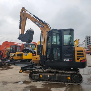Excavadoras Usadas Sany SY55C, Excavadora de Orugas Grande de 5.5 Toneladas, Motor Sany, Excavadora Usada a Precio Económico - Product Image 4