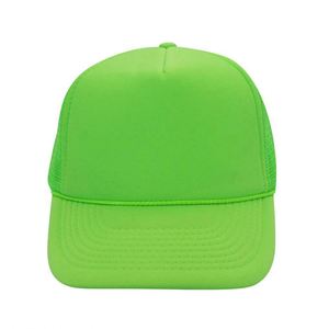 Gorras Trucker de Malla de Espuma Color Neón, Gorras Lisas de Dos Tonos, Gorras Trucker con Logotipo Personalizado Bordado - Product Image 6