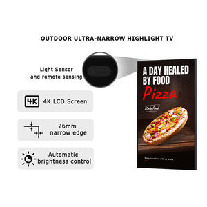 Smart <span class=keywords><strong>TV</strong></span> 4K UHD Impermeabili per Esterni, Display LCD Anti-Riflesso ad Alta Luminosità 4000 Nits Leggibile al Sole con Assistente Vocale - Product Image 5