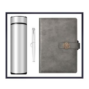 Premium Office <b>Notebook</b> Journal Luxury PU Leather A5 <b>Notebook</b> with Pen Custom <b>Notebook</b> Gift Set for Business Corporate - Product Image 4