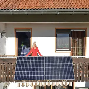 Solar Montages ystem Balkon Deutschland Europa Kit Häuser 120W 480W 720W flexible Module Balkon Solaranlage
