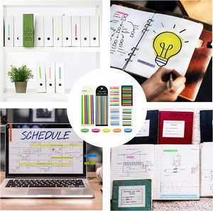 360 Etiquetas Adhesivas para Índice, Notas Adhesivas Transparentes para Índice, Escribibles y Reposicionables, Marcadores de Páginas Largos - Product Image 3