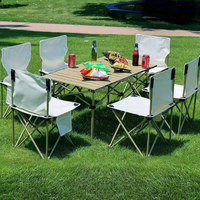 Table de camping portable moderne design pliable fer étanche pour les pique-niques de plage en plein air pour l'entrepôt hôtel parc villa utilisation