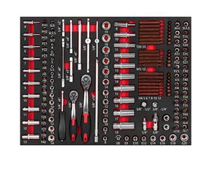 145個EVAフォーム1/4 "3/8" <span class=keywords><strong>DR</strong></span>.ソケット販売製品ラチェットレンチハンドツールソケットレンチスパナまたはセットメカニックツールセット - Product Image 5