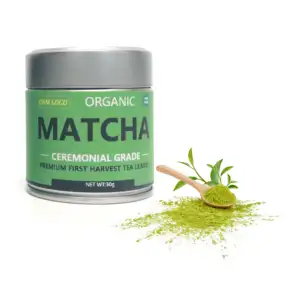 Precio de fábrica para el polvo orgánico del juego de té verde Matcha