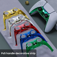 Bande décorative chromée pour PS5 bricolage Joystick poignée support remplacement contrôleur coque accessoires Joystick support Gamepad