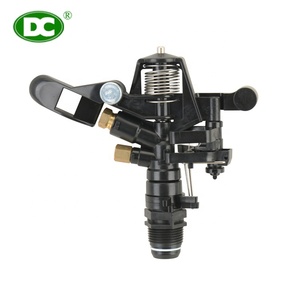 plastic impact sprinkler 3/4" male part Circle dual nozzle Agriculture irrigation