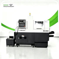 Mesin Bubut CNC Tipe Swiss 5 Axis Dual Spindle FANUC Kecepatan Tinggi 10000rpm RC265 Pemrosesan Otomatis