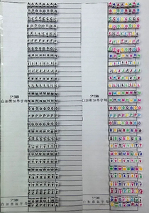 5mm 6mm 7mm 10mm agujero Vertical cubo cuadrado acrílico blanco negro letras cuentas para joyería pulseras de macramé - Product Image 5