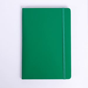 Libreta de Cuero Personalizada A5 Promocional 2026 con Logotipo Blanco, Encuadernación de Cuero, Correa Elástica y Cubierta de Cuero - Product Image 2