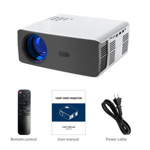 Proyector Lcd Android 3D Wifi Data Show <span class=keywords><strong>Ver</strong></span> películas Video profesional Cine en casa Barato al por mayor Mini Beamer portátil - Product Image 6