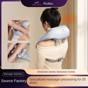 Masajeador Cervical, Masajeador de Hombros y Cuello, Masajeador de Cintura y Espalda, Masajeador de Cuello y Hombros con Función de Amasamiento, Almohadilla Fuerte para la Columna Vertebral - Product Image 5