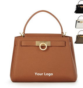 Bolso de Mano para Mujer con Logotipo Personalizado del Fabricante, Bolso de Mano de PU con Asa Superior, Bolso de Mano de Lujo para Mujer - Product Image 1