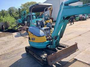 Mini-excavatrice d'occasion 90% neuve, modèle 2013, 2 tonnes, marque japonaise d'origine, polyvalente, inspection vidéo, excavatrice Kubota. - Product Image 2