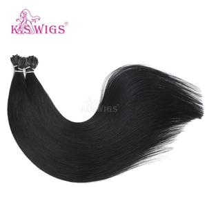 Extensions de cheveux K.SWIGS I-Tip, 100% cheveux humains vierges, micro-perles, sans colle, installation facile, lisses et naturelles, vente en gros. - Product Image 5