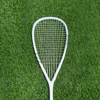 Vente flash Verinno SQ02 Raquette de squash personnalisée légère en fibre de carbone avec motif de cordage Powermax 14x18, tête légère et équilibrée, Apex