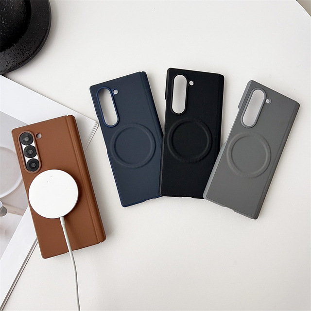 Hard PC Magnetic Silicone Skin Feel Full Shock proof Cover Phone Case for Samsung Galaxy Z Flip 7 6 5