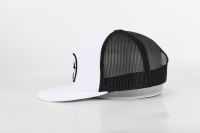 Casquette de baseball unisexe tissée avec logo, 5 panneaux, casquette de camionneur en coton Gorras à bord plat, vente en gros