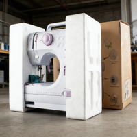 Mini machine à coudre électrique domestique, kit de couture portable à double vitesse pour débutants et autres fournitures de couture
