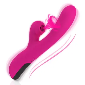 Grosir dildo mengisap g spot vibrator-Mainan Seks Dildo Sucker Klitoris Dapat Dicas Ulang Klitoris Mode Kuat Vibrator Dildo dengan 10 Mode Kuat untuk Wanita