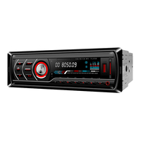Autoradio stéréo avec double radio FM BT Récepteur audio de voiture Double port USB Appel mains libres Lecteur MP3