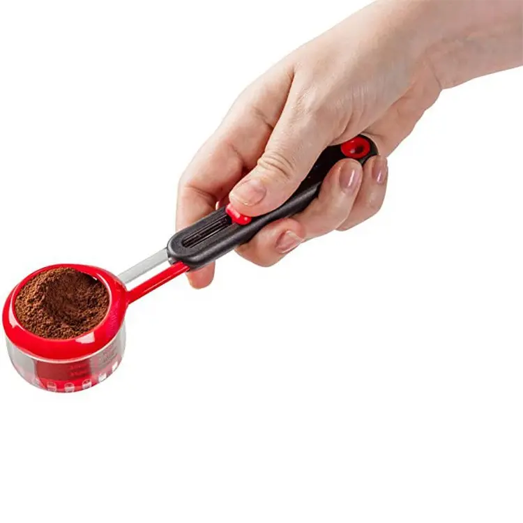 평화로운 Tiktok 새로운 제품 Measurer 특종 조절 측정 스푼 레벨링 측정 스푼 커피