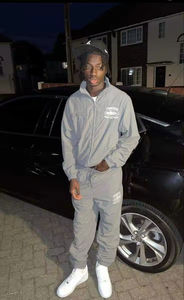 OEM 맞춤형 무지 풀오버 트레이닝복 360gsm 프렌치 테리 면 후드 스웨트셔츠 조거 팬츠 남성용 나일론 스트릿웨어 세트 - Product Image 2