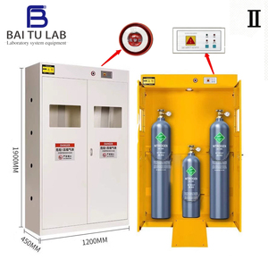 Gabinete de Almacenamiento para 3 Cilindros de Gas, con Sistema de Alarma, para Laboratorios de Pruebas Químicas, Venta al Por Mayor - Product Image 1