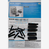 Conector KEL 8825E-060-175-F con paso de 1.27 mm para cable plano con paso de 0.635 mm, material P/C, para equipos automatizados/dispositivos médicos