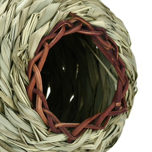 Nichoir sphérique écologique très populaire et très vendu. Nichoir à oiseaux créatif en feuilles tressées pour l'éducation précoce et le jardinage - Product Image 3