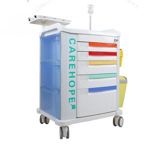 MT MEDICAL Vente directe usine <span class=keywords><strong>Chariot</strong></span> d'urgence <span class=keywords><strong>hospitalier</strong></span> pour défibrillation et soutien auxiliaire en clinique et soins intensifs Garantie - Product Image 3