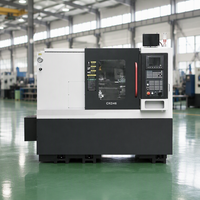 Tour CNC à lit incliné compact haute vitesse CKD46 avec tourelle servo à 12 postes