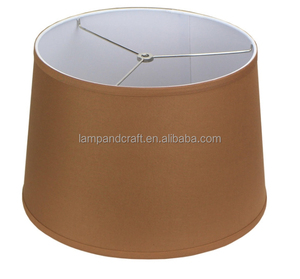 15"x16"x10" Shallow Drum Hardback <b>Black</b> Lampshade for Home Decor Bedroom Hotel Lobby Hotel Guestroom - Product Image 3