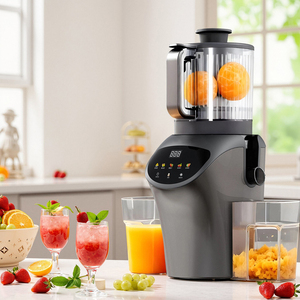 Extracteur de jus à froid à mastication lente avec grande <span class=keywords><strong>goulotte</strong></span> d'alimentation, certifié CE RoHS, direct usine OEM/ODM, pour la maison et la cuisine - Product Image 2