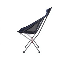 Chaise pliante haut de gamme en alliage d'aluminium, ultra-légère, compacte, pour le camping en plein air, la plage, la pêche, chaise portable OEM