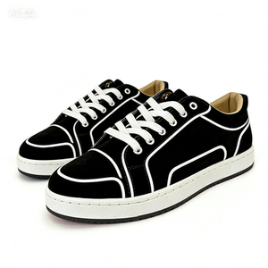 Sneakers da Uomo con <span class=keywords><strong>Borchie</strong></span> e Suola Rossa, <span class=keywords><strong>Scarpe</strong></span> Casual di Lusso Stile Street con Suola Rossa - Product Image 2