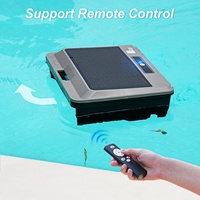 Nettoyeur de surface de piscine robotisé OEM ODM avec double méthode de charge pour écumeur de piscine, utilisation extérieure, matériau ABS écologique