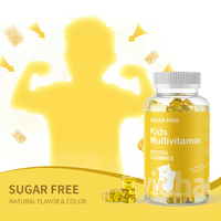 Bonbons gélifiés à la vitamine Yichao 180g Marque privée Sans sucre Gélifiés multivitaminés Vitamine pour enfants